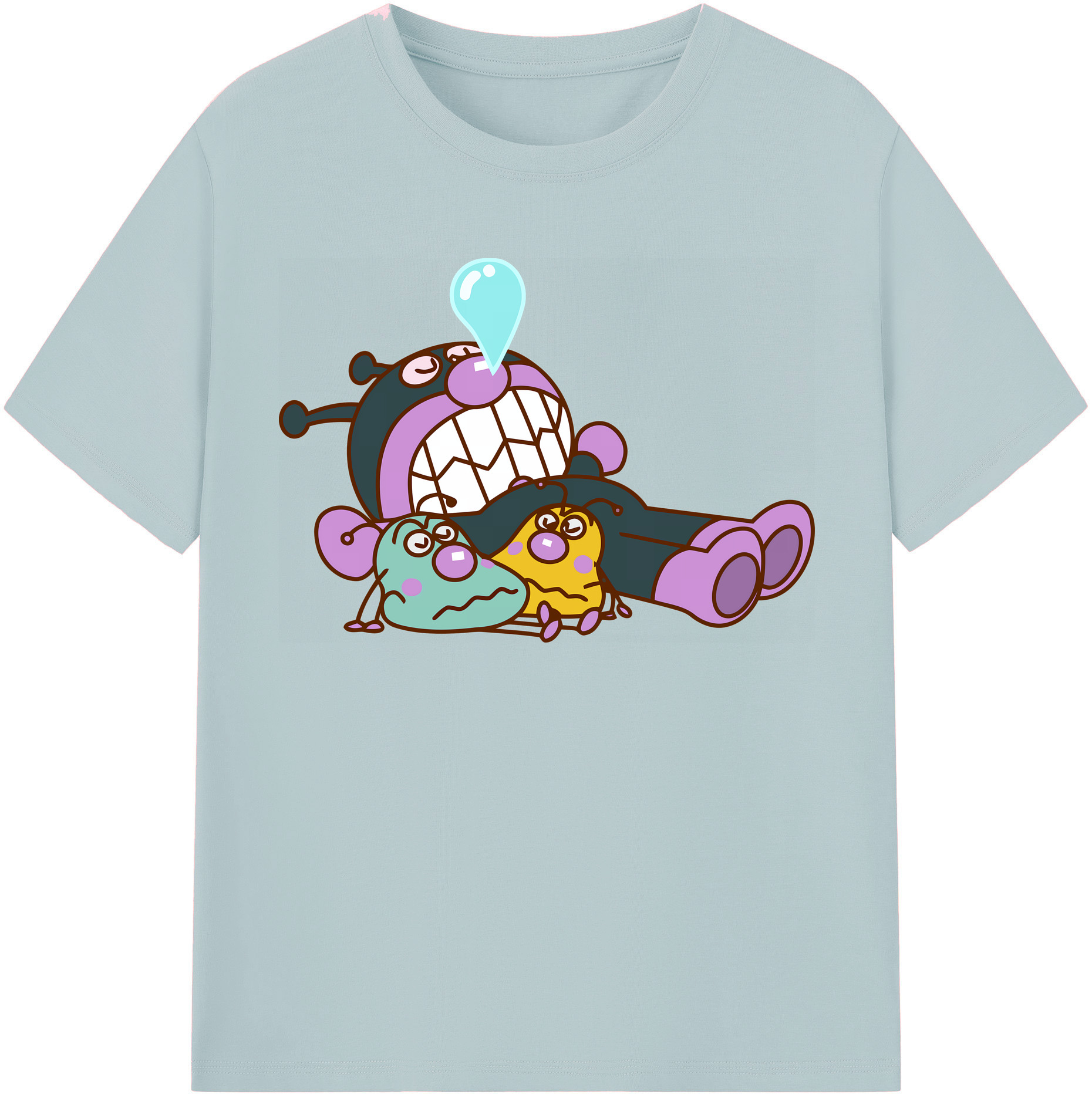 （画像用） アンパンマン Anpanman 綿100％半袖Tシャツ（フロントプリント）